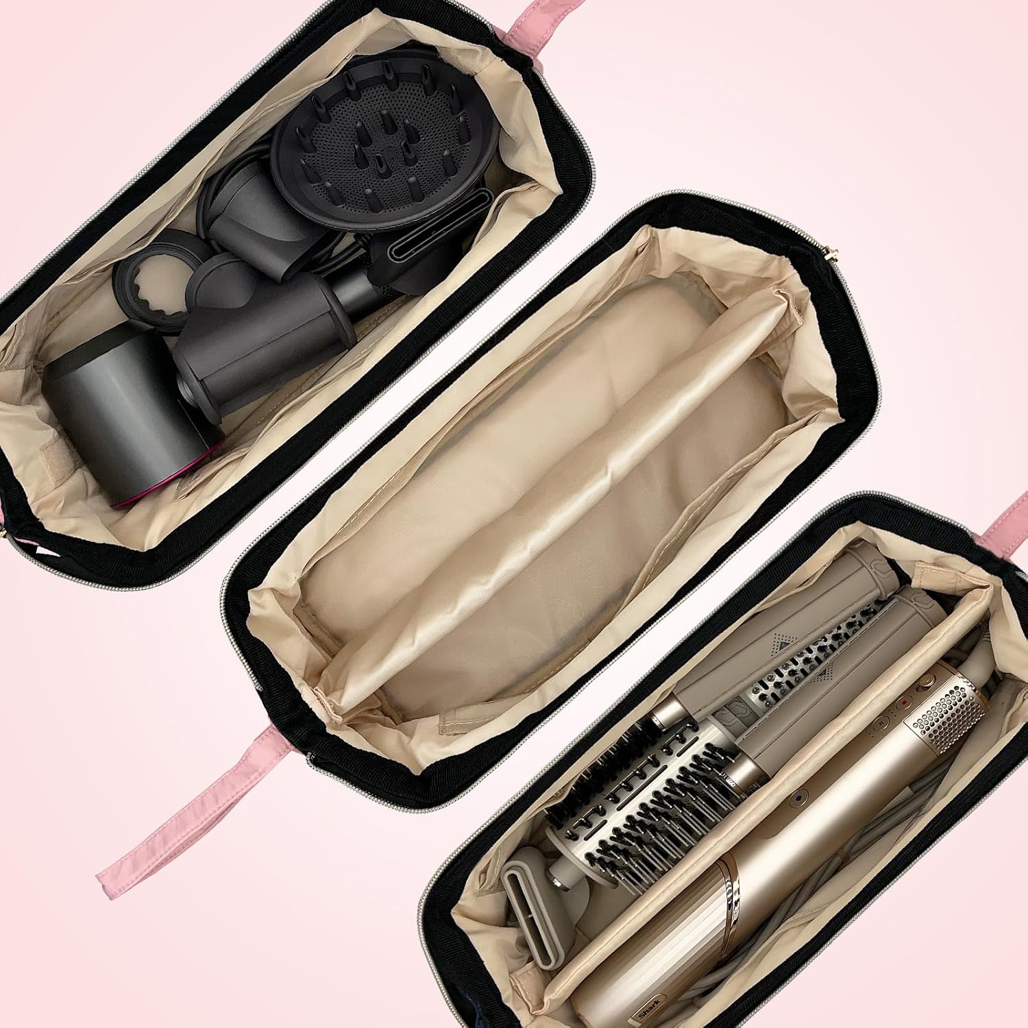 Hair Tools Travel Bag for Shark Flexstyle | Portable Carrying Case for Dyson Airwrap Hair Dryer Brush Revlon Hair Tools | Waterproof Dustproof Shockproof Flat Curling Iron Travel Organizer