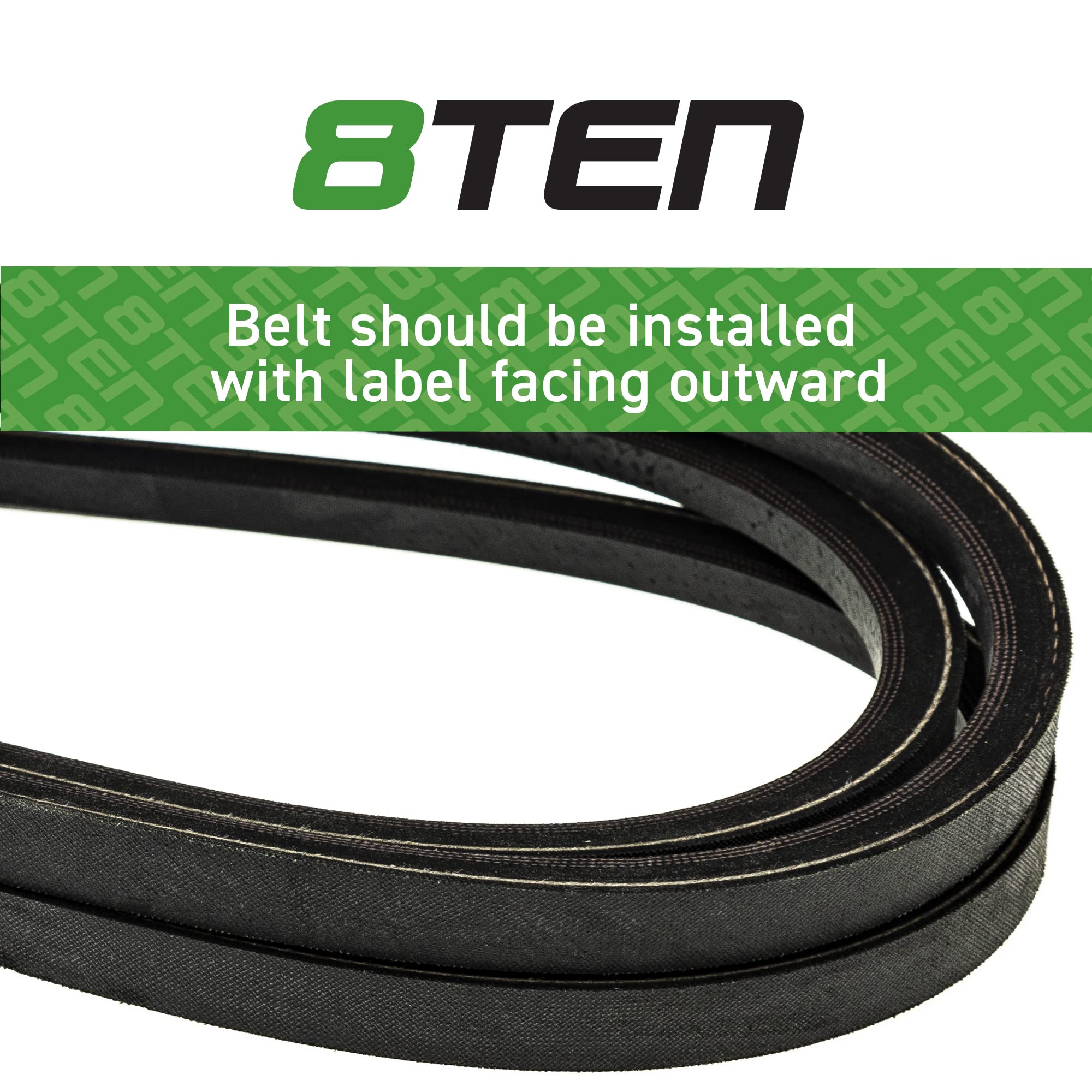 英　0326 Amazon.com : 8TEN Raw Edge Drive Belt for Exmark 1-603045-SL