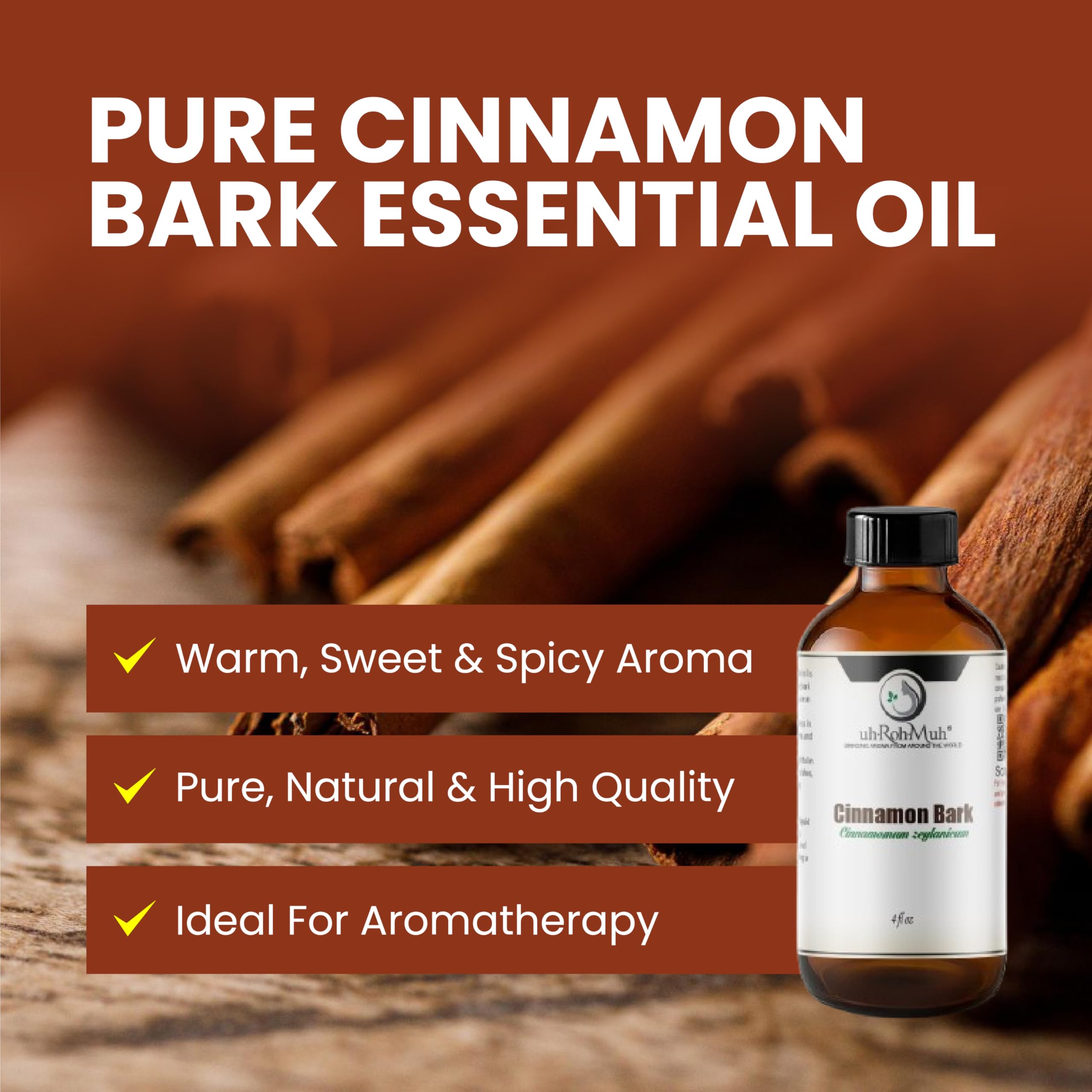 Amazon.com: Cinnamon Bark Essential Oil – 100% Pure Steam
