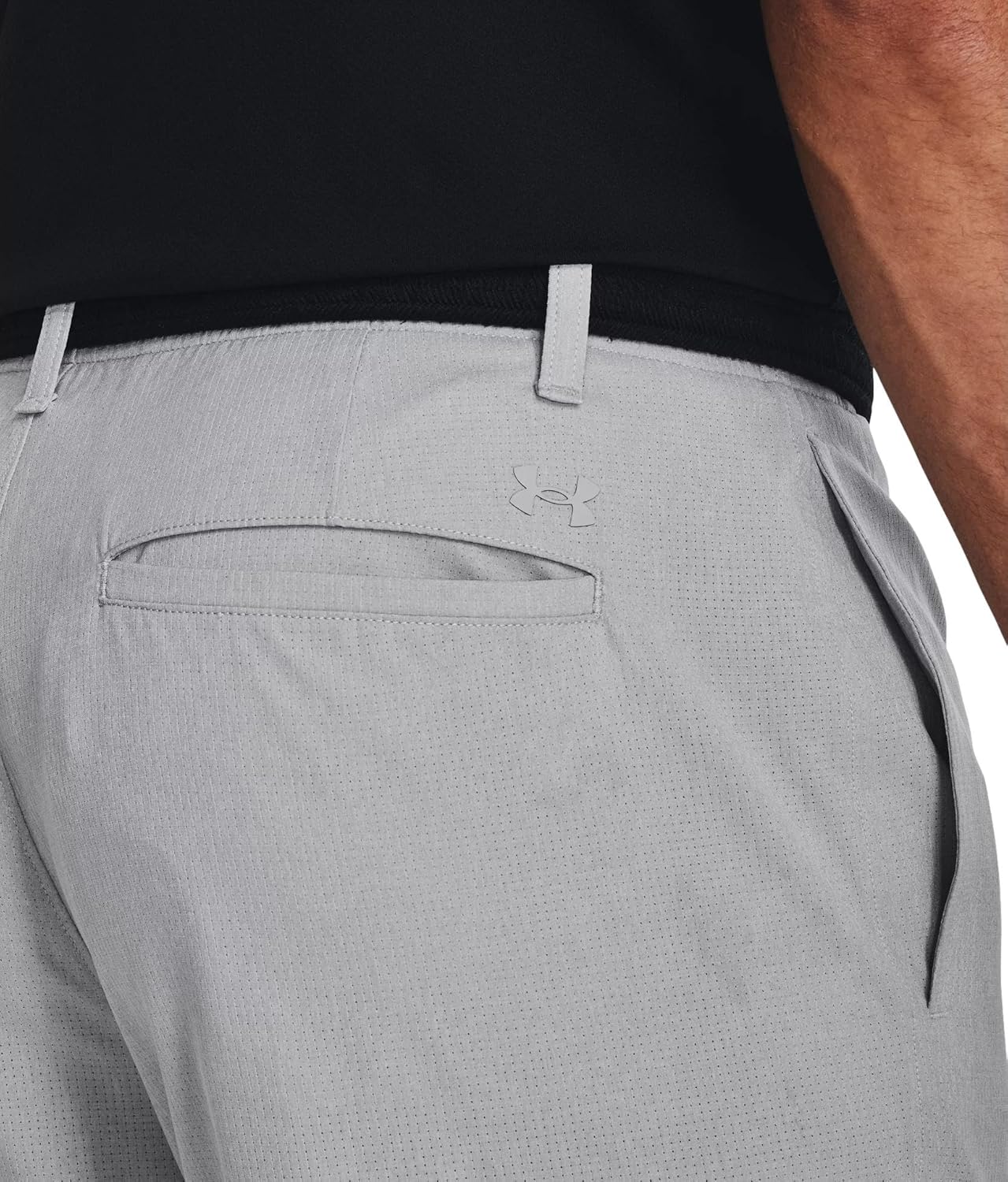 Under Armour Men's Vented Golf Shorts, ModGray011, 38 - Image 2