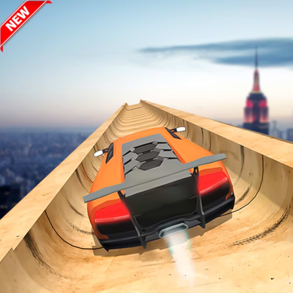 Ramp jump. Ramp jump