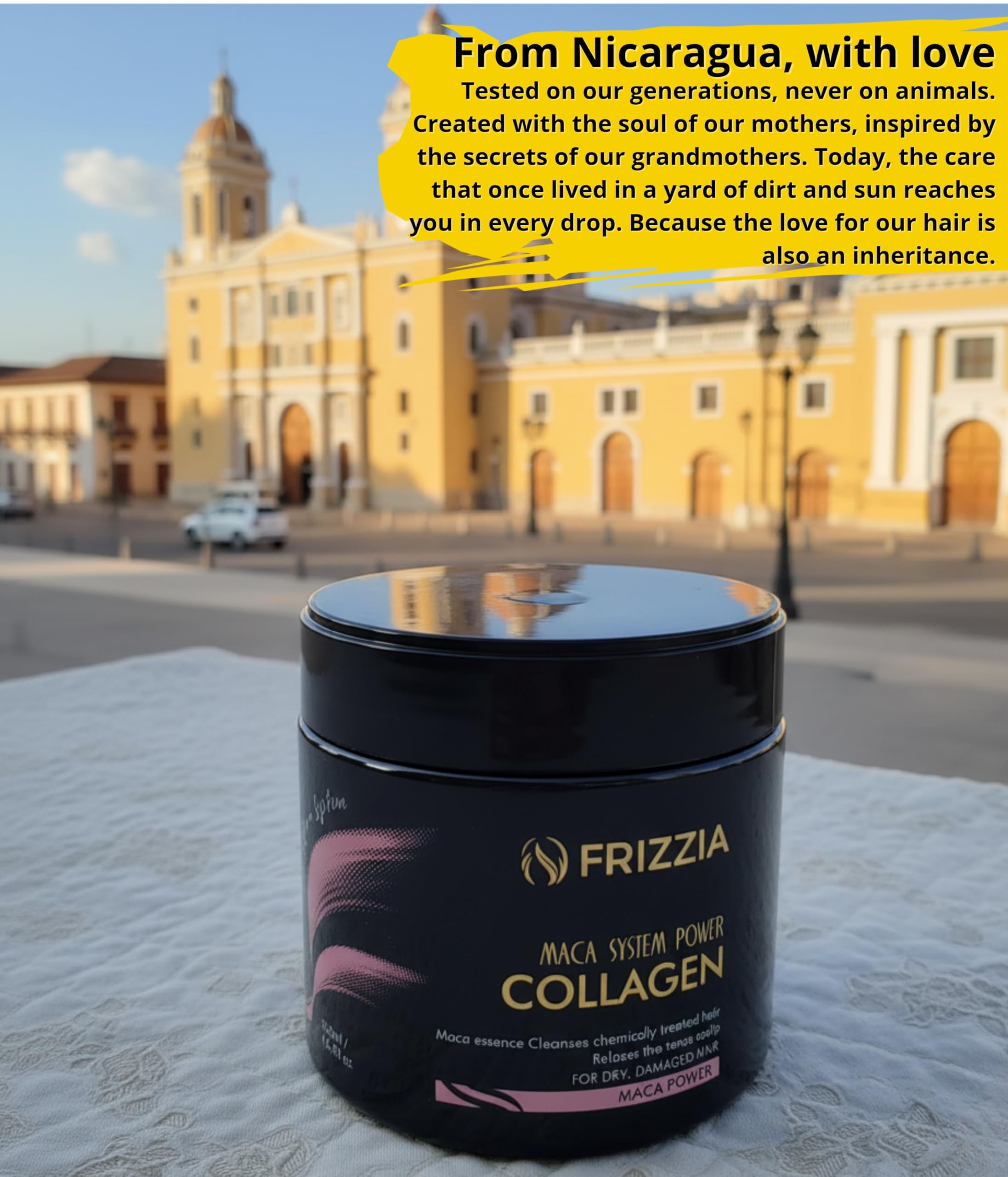Mascarilla capilar ULTRA Colágeno, FÁCIL de usar. Con aceite de argán y maca. Hidratación y brillo, tratamiento antiencrespamiento para cabello seco y dañado, suavidad profesional, 16.9 fl oz 9