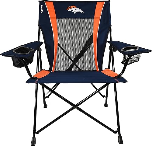 Vista 44 de Kijaro Dual Lock Pro NFL - Silla plegable para fanáticos deportivos, 26 pulgadas de largo x 35.5 pulgadas de ancho x 37 pulgadas de alto, New New