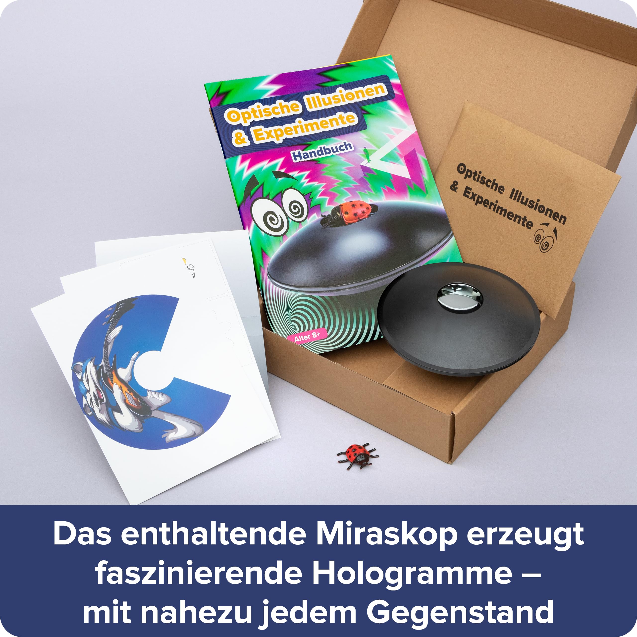 FRANZIS 67230 - Optische Illusionen und Experimente: Miraskop & mehr