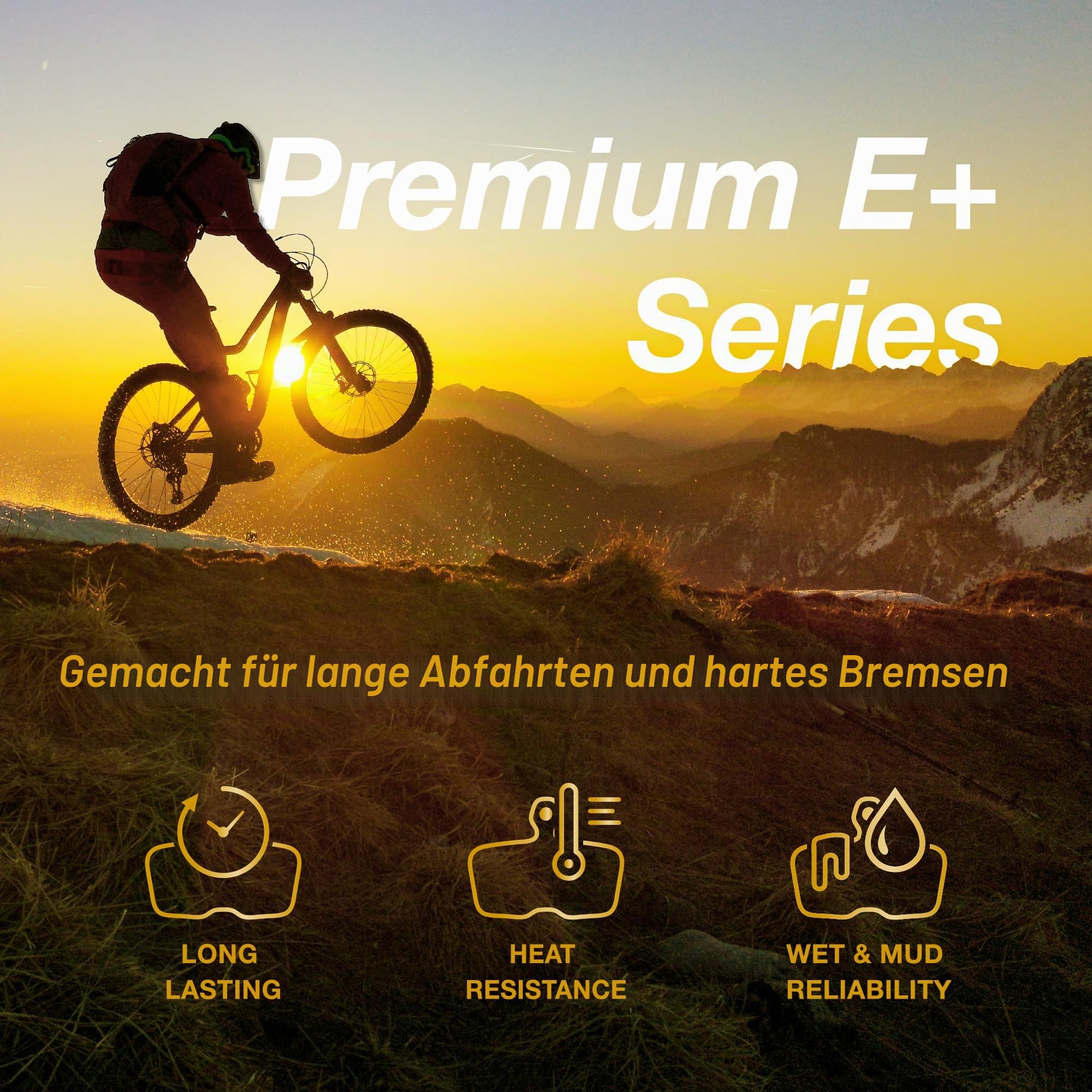 TOP BRAKE Scheibenbremsbeläge kompatibel mit Shimano 4-Kolben Saint BR M810 M820 Deore XT M8120 Tektro TRP | MTB eMTB Downhill Trail All Mountain Enduro Race Cycling | 2026 iF Design Award