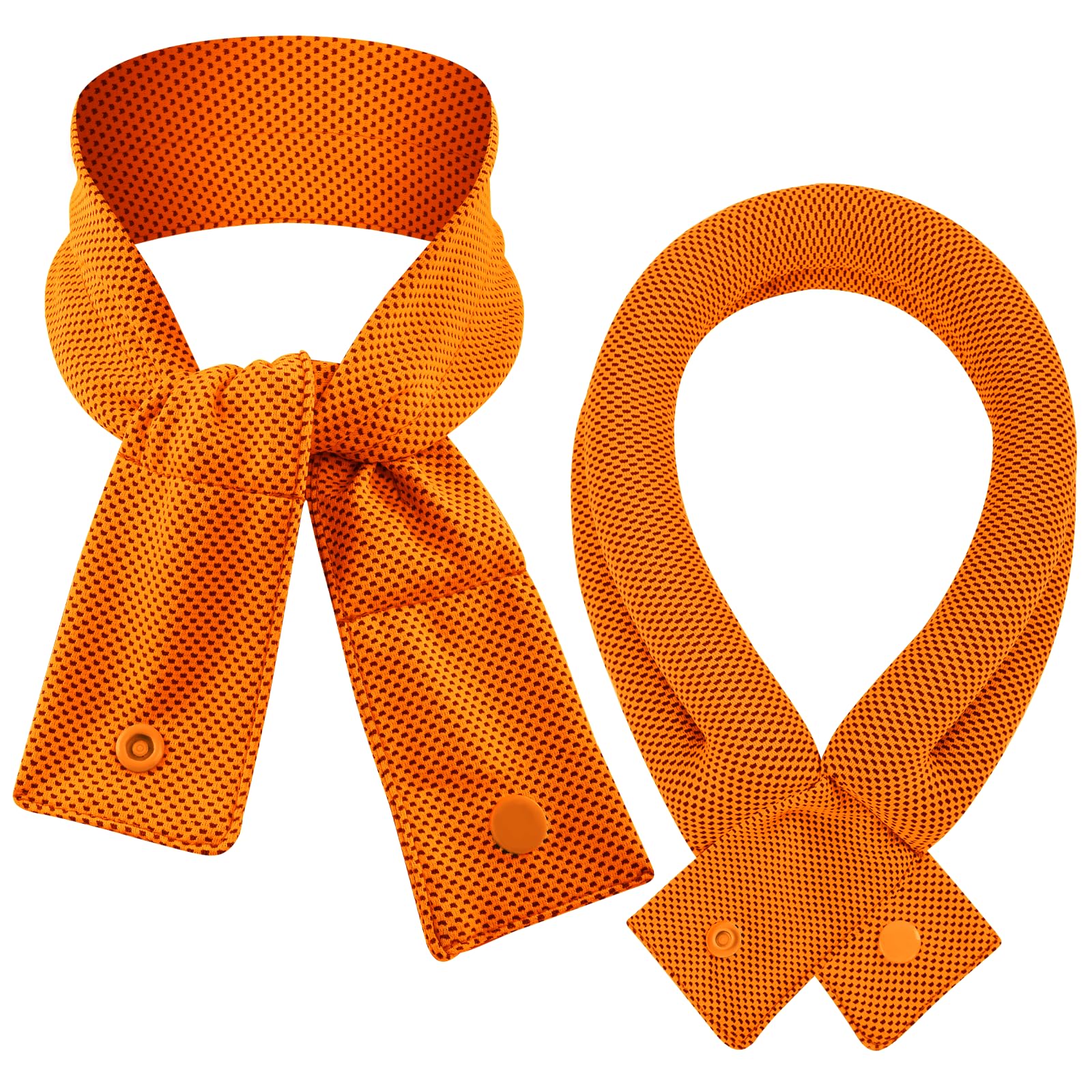 Asciugamano Rinfrescante per Collo, 2 Pezzi Sciarpa Rinfrescante con Bottone, Fasce Rinfrescanti per il Collo, Asciugamani di Raffreddamento, per Correre, Fare Trekking, Equitazione, Viaggiare, Yoga