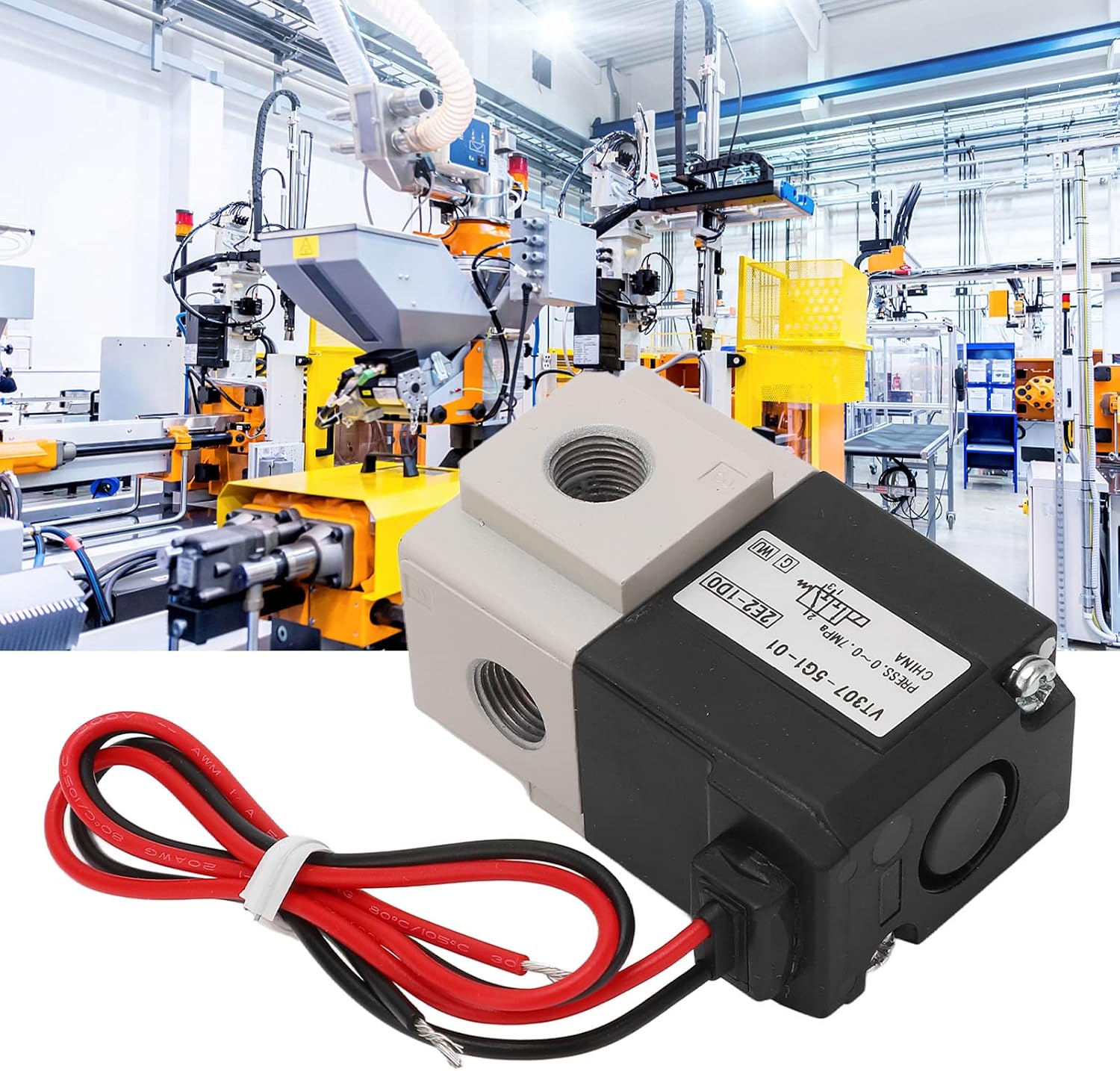 Solenoid Valve 3-Way Vacuum Direct Acting 2-Position Pneumatic Air Valve