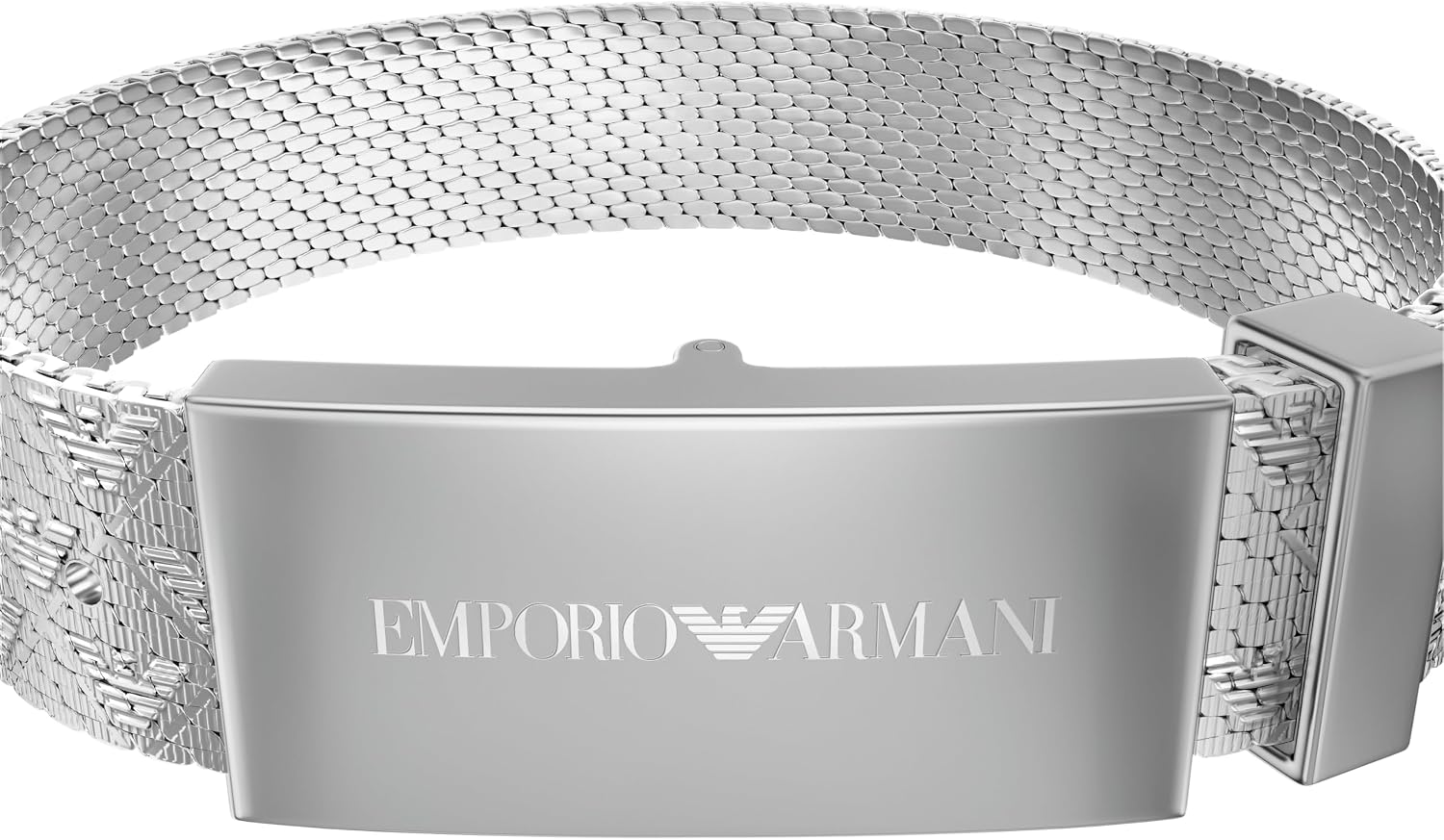Emporio Armani Men's Stainless Steel ID Bracelet (Model: EGS3363040)