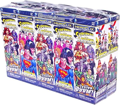DC HeroClix: Superman y la Legión de Superhéroes Ladrillo de refuerzo de 10 unidades