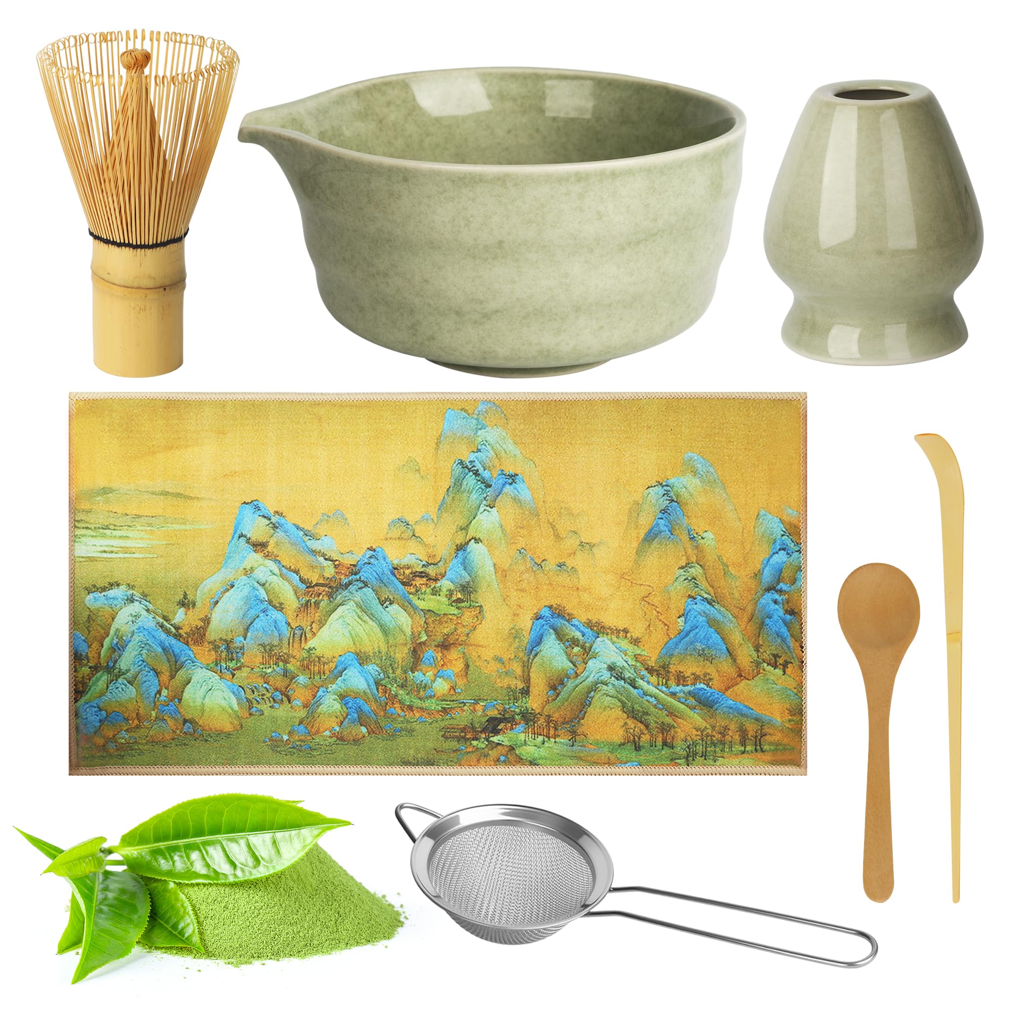 7 pièces Kit matcha