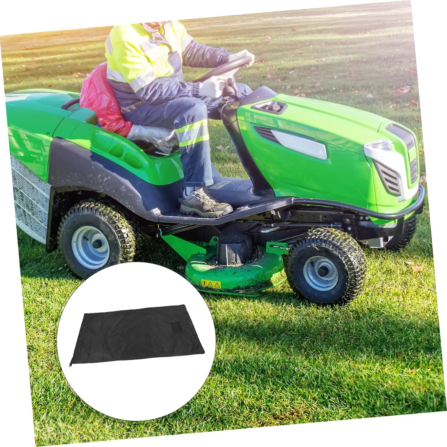 Artibetter Lawn Tractor Leaf Catching Bag Grass Collector Bag Garden Tote Leaf Pickup Tractor