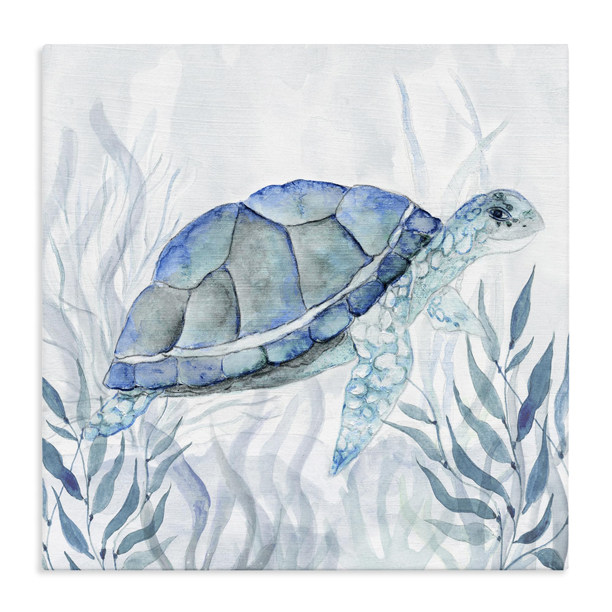 Stupell Industries Unframed 'Smiling Turtle Gaze'| Canvas Art