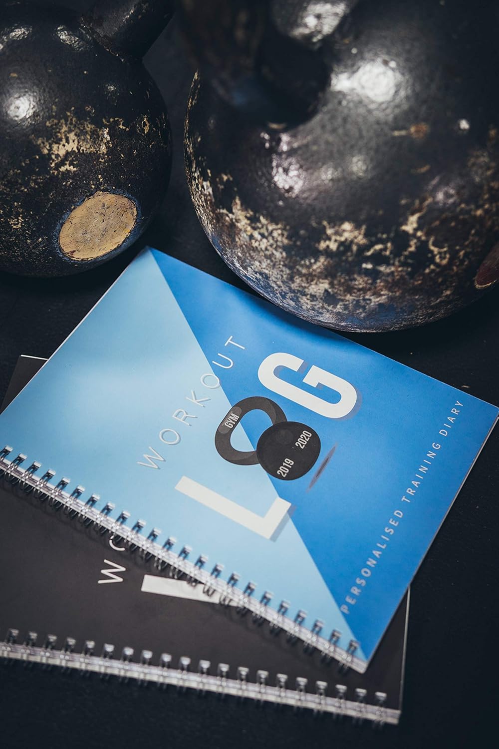 Workout Log Gym - 6 x 8 Inches - Gym, Fitness, and Training Diary - Set Goals, Track 100 Workouts and Record Progress - Azure Blue : Sports & Outdoors