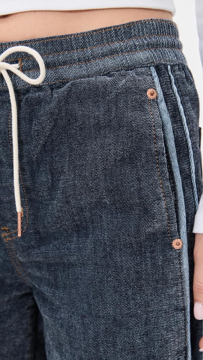 DAZE Women's The Cozy Jean Wide Leg Pull-On Jeans - Image 6