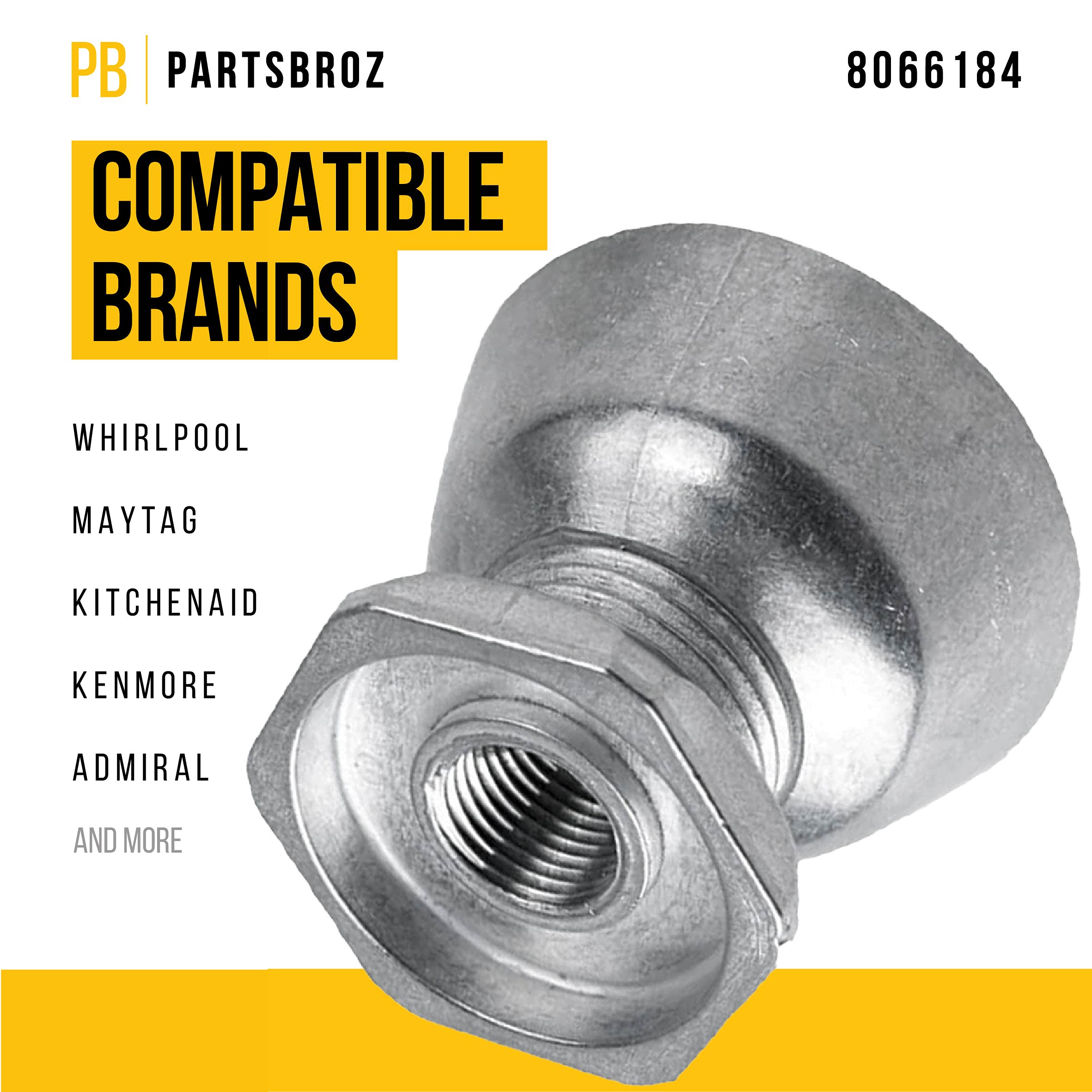 Amazon.com: PartsBroz WP8066184 Dryer Motor Pulley 8066184 