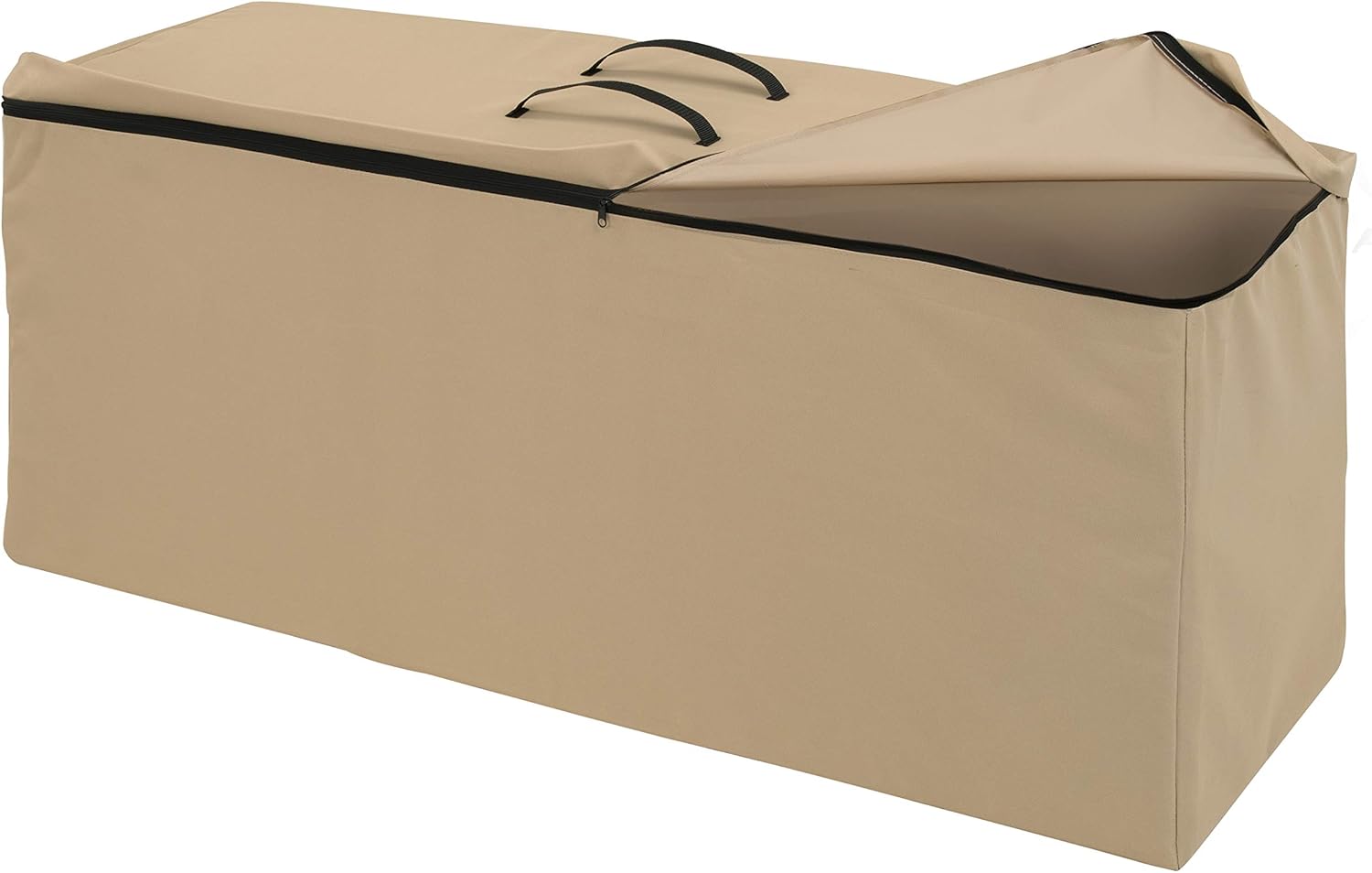 Modern Leisure 4124AB Basics Patio Cushion Set Cover, 48"L x 16"W x 22"H, Khaki