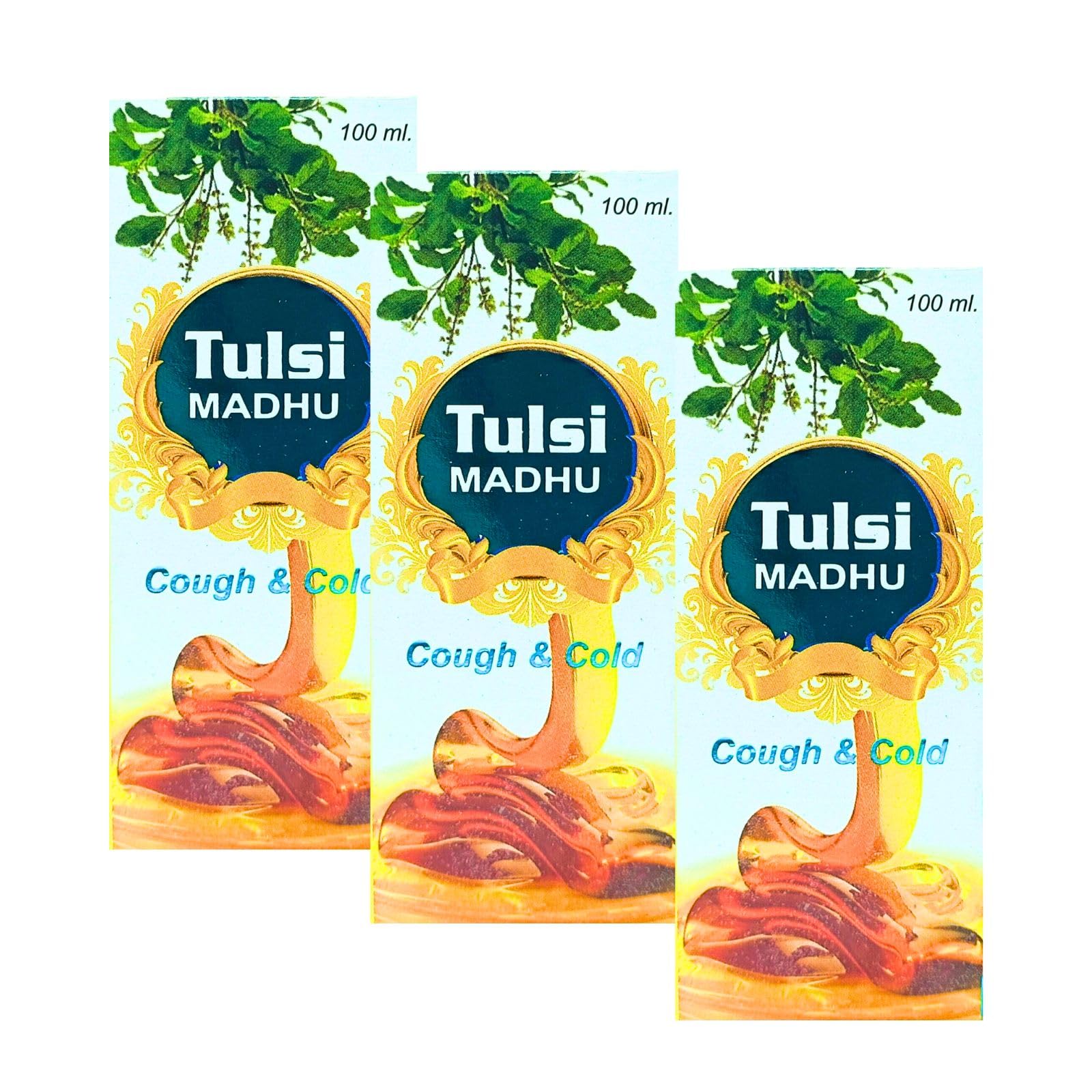 TULSI MADHU Syrup for Cough & cold (pack of 3)-image-42