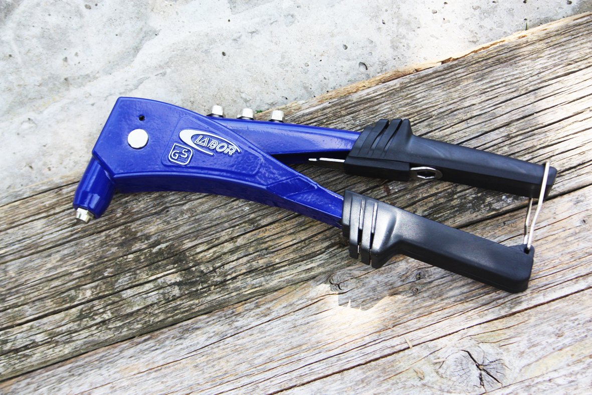Labor 17254 Pinza Rivettatrice Professionale, Blu