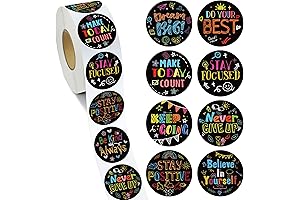 Vibrant Stickers Enriching Teachers' Classrooms with Motivation and Inspiration