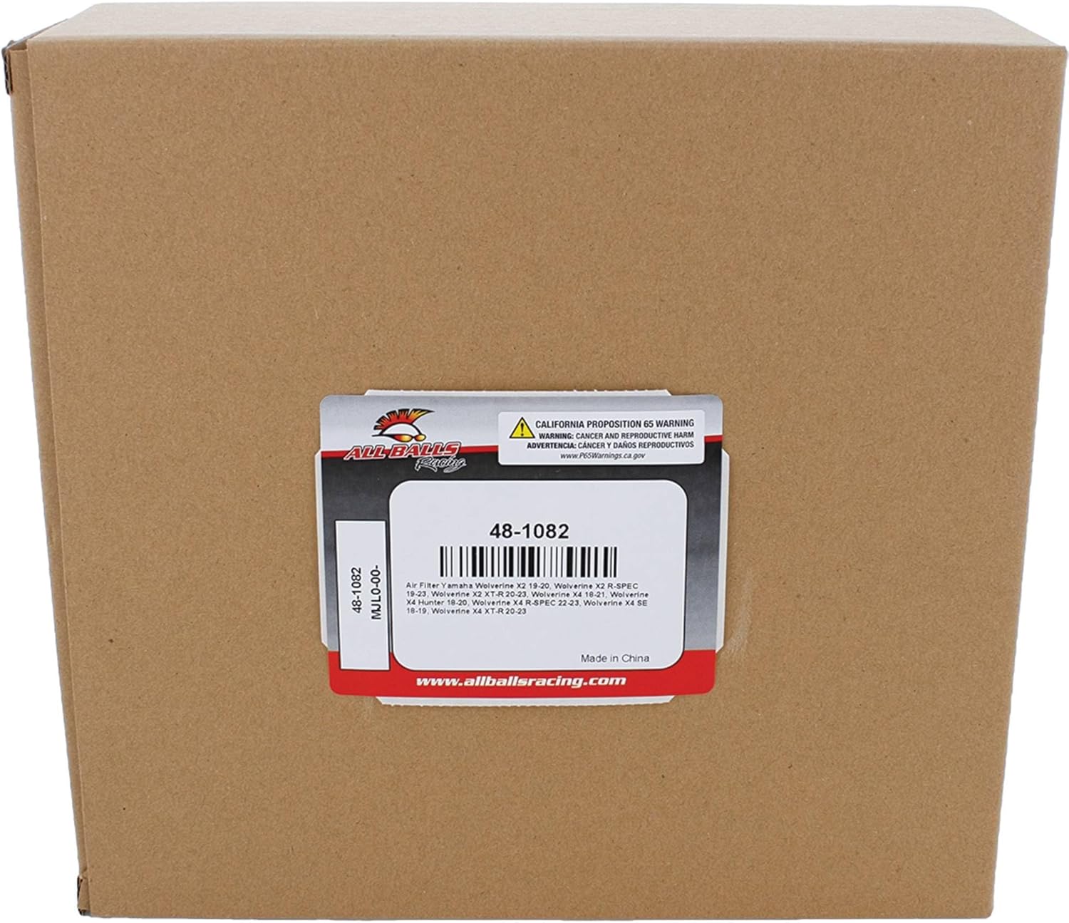 All Balls 48-1082 Air Filter Kit Compatible With/Replacement For Yamaha Wolverine X4 SE 2018-2019, Wolverine X4 XT-R 2020, Wolverine YXE70 4X4 FI EPS 2018, YXE85 Wolverine X2 850 XT-R 2025