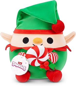 Snackles Christmas Series 2 8-inch Plush Jingle by ZURU, Plush with Snack Accessory