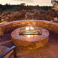 Vista 7 de onlyfire Parrilla de Cocción Rectangular con Marcas en X para Fogata Barbacoa, Rejilla de Parrilla BBQ de Acero Extra Resistente para Fogata