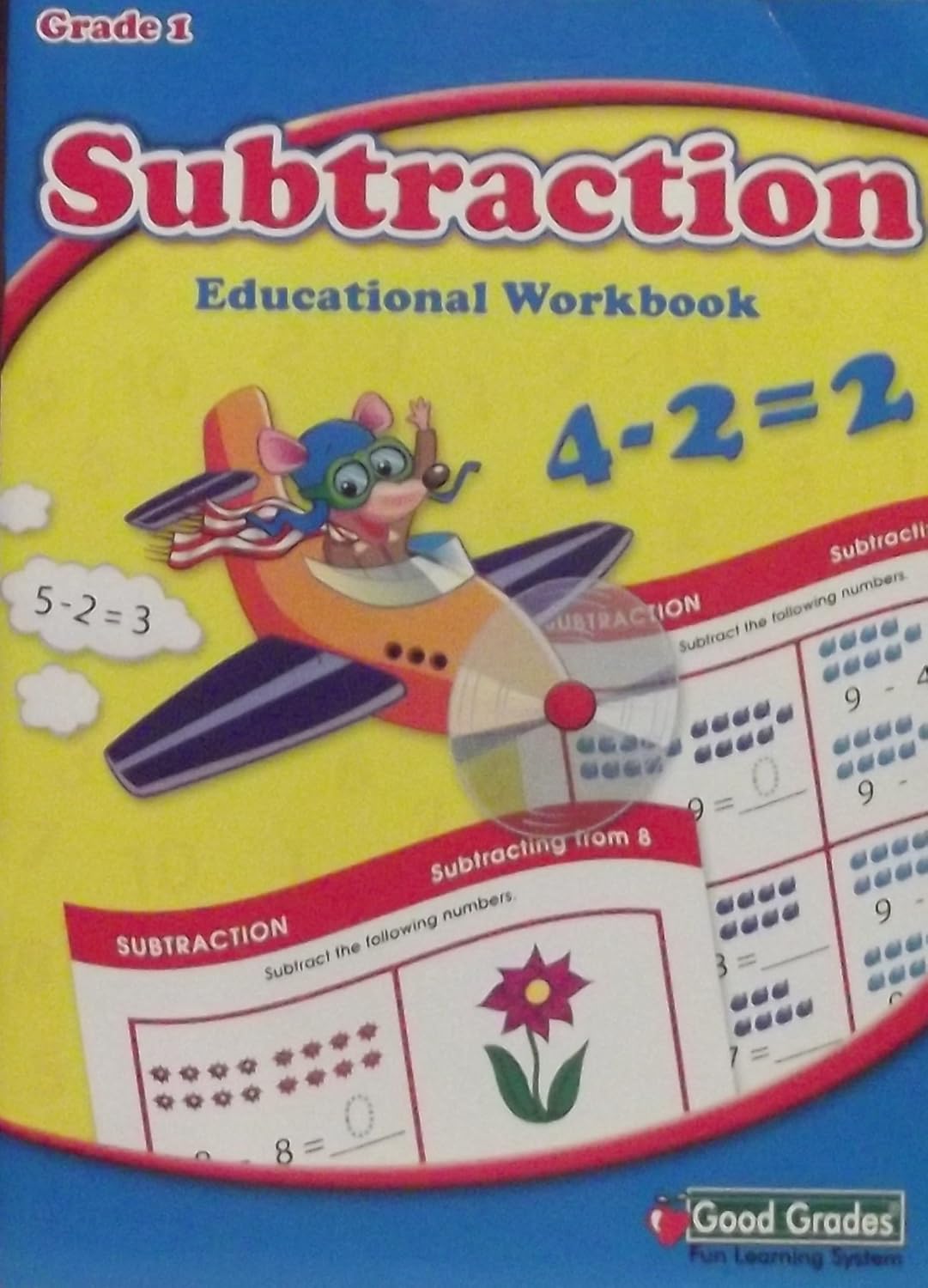 Subtraction Educational Workbook Grade 1: good grades: Amazon.com: Books