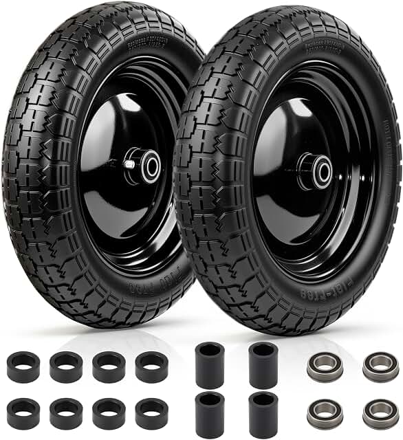 14.5 Inch Flat Free Wheelbarrow Tire