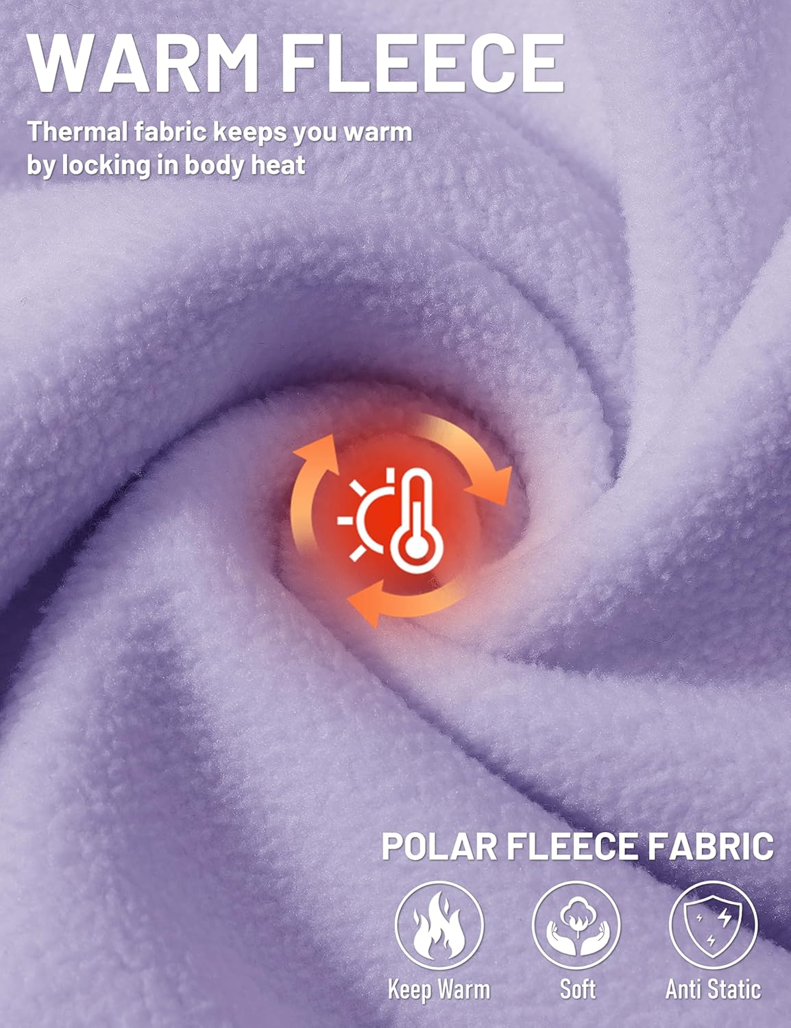 MAGCOMSEN Men's Quarter Zip Pullover Polar Fleece Sweatshirt Casual Long Sleeve Shirts for Men Winter Fall Thermal - Image 4