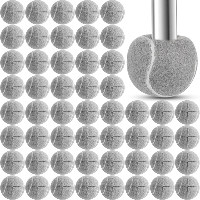 100 Pcs Precut Tennis Balls Bulk for Legs Desk