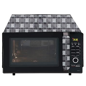 Wings Star Oven Top Cover for IFB 30 L Convection Microwave Oven 30FRC2 Floral Pattern (Multicolour) - Microwave Top Cover with 4 Utility Pockets and 1 Oven Handle Cover KUM42