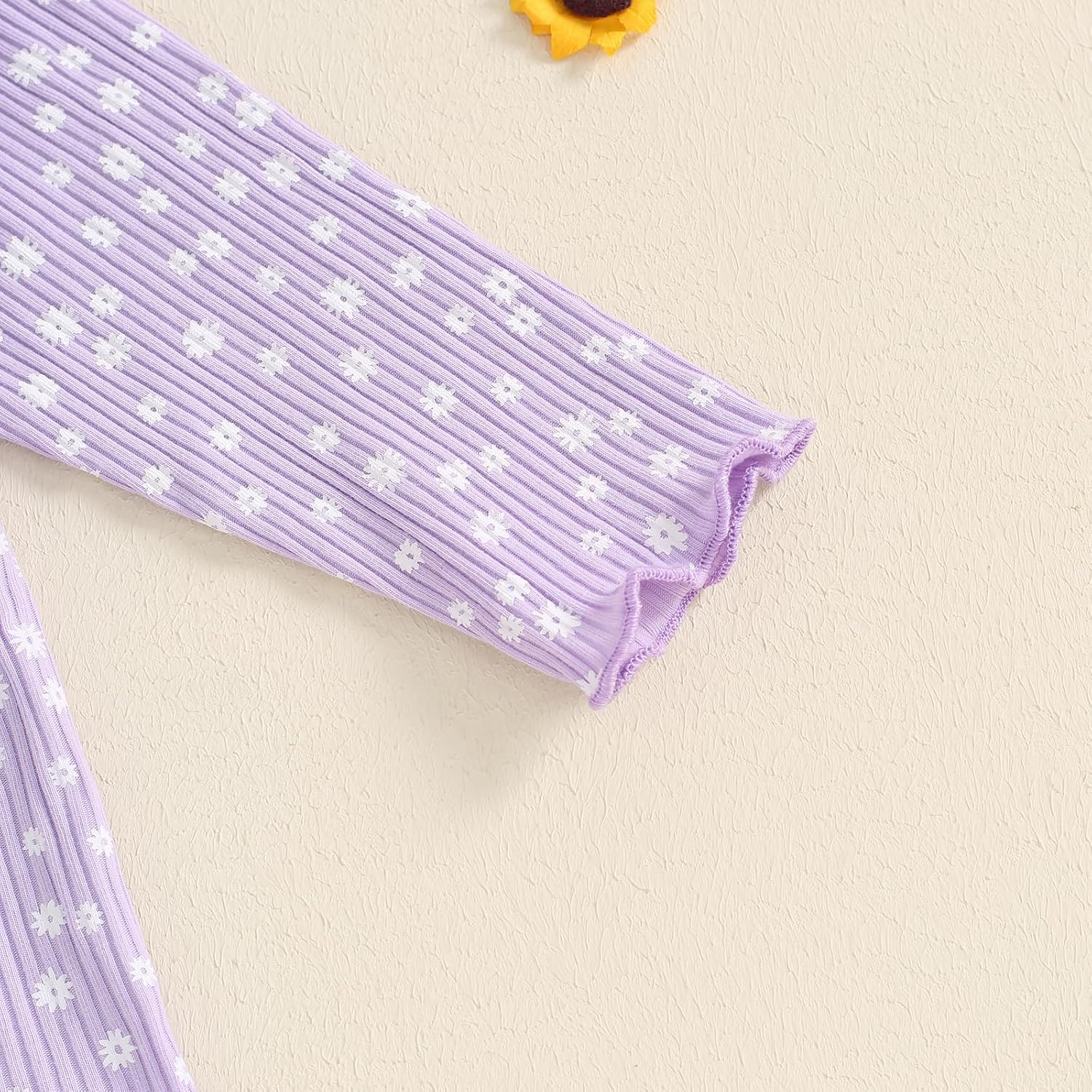 Baby Girl Fall Clothes Set Ruffle Long Sleeve Tops Flare Pants Cute Infant Toddler Outfits 6 12 18 24 Months 2T 3T - Image 5