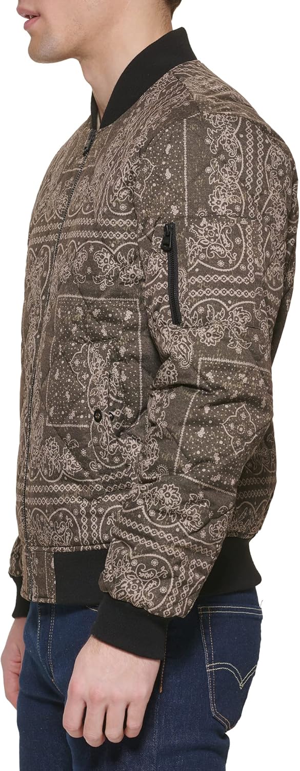 Levi's mens Diamond Quilted Bomber Jacket - Image 4