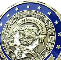 Vista 4 de Moneda conmemorativa de desafío de la policía de seguridad de la Fuerza Aérea de EE. UU