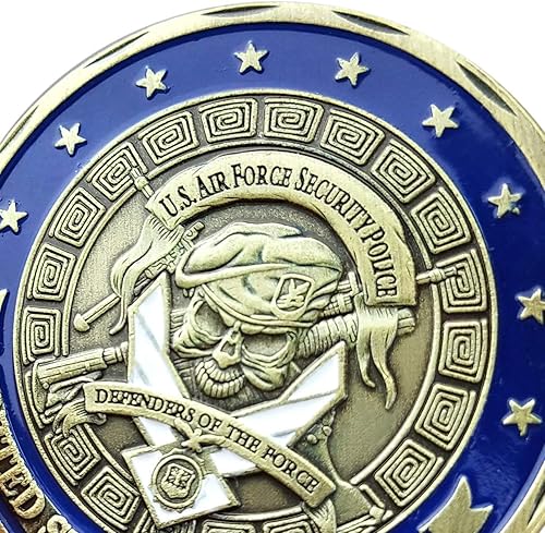 Miniatura 4 de Moneda conmemorativa de desafío de la policía de seguridad de la Fuerza Aérea de EE. UU