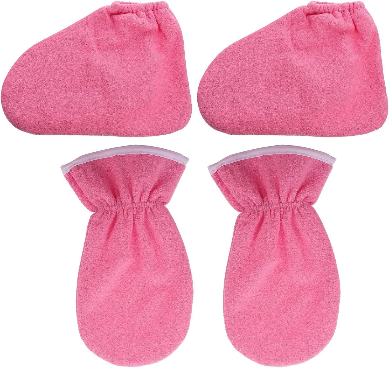 Spa Paraffin Wax Booties Heated Gloves Hand and Foot Covers Polyester Flannel Material for Hand and Feet Care