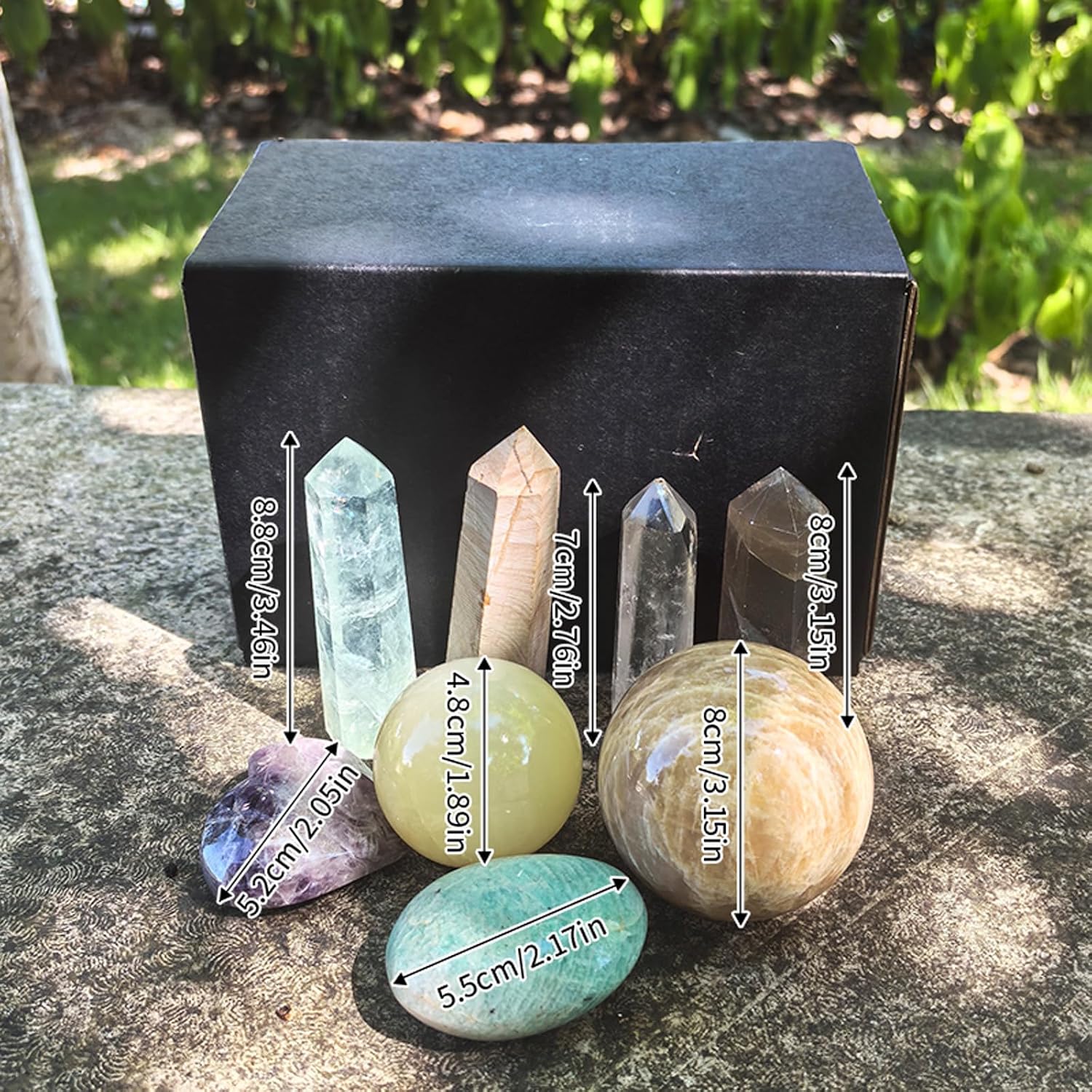 Healing Crystals Stone Mix Set Radom Crystals Bulk for Healing, Reiki, Mysterious Gifts for Women Crystal for positive Energy Home Decor Tower Sphere Tumbling Nature Rough Stones (2 Pounds Net Weight)