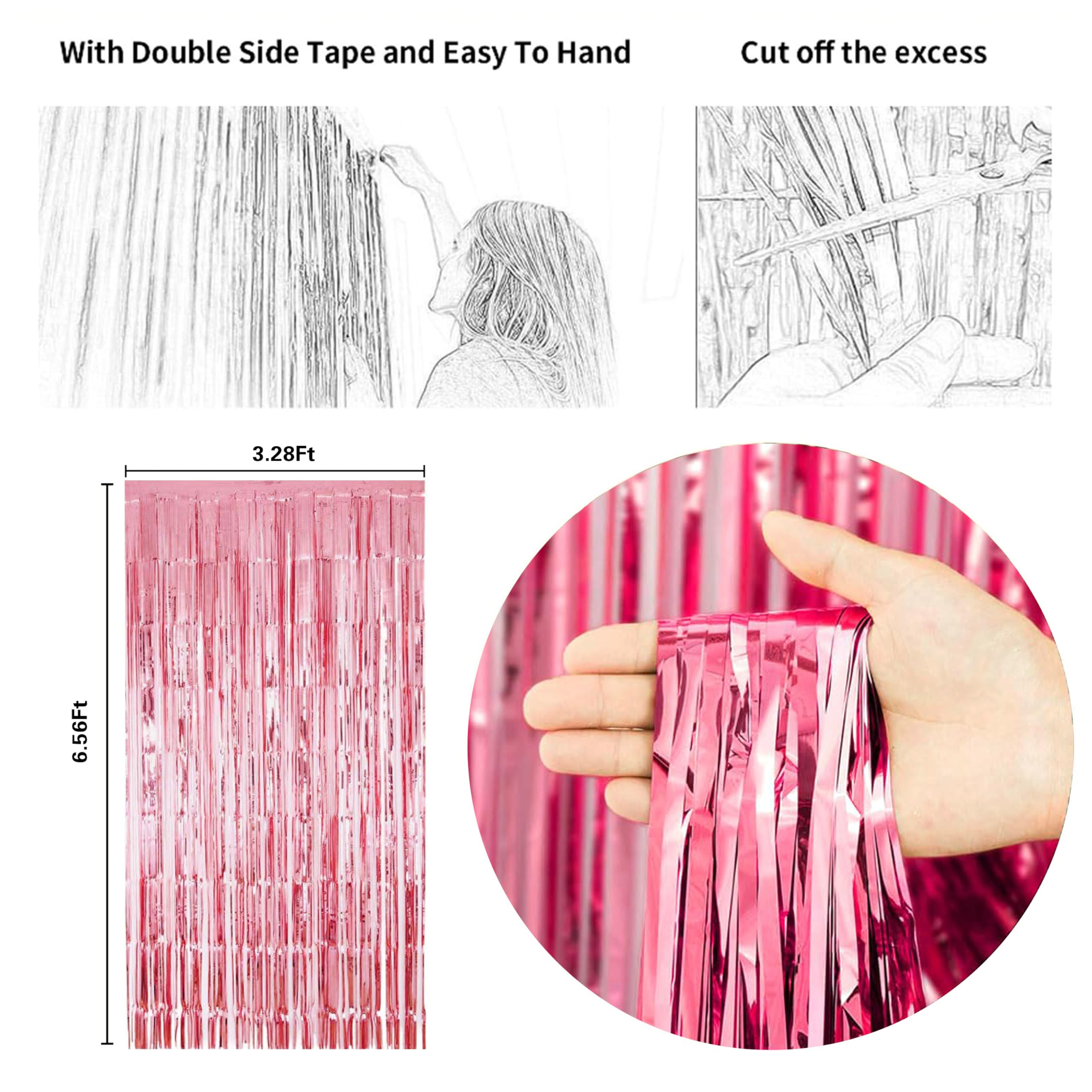 9 pezzi, Decorazioni per * a * d'Ape a Tema Rosa di Carta per Festa di Compleanno, Adatte per la Decorazione della * * Compleanno