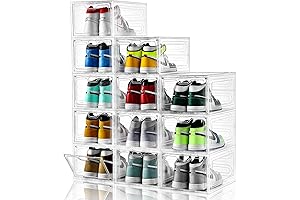 Stackable Clear Boxes with Doors