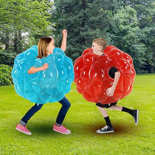 Miniatura 3 de Paquete de 2 parachoques para niños pelotas de rebote para niños pelotas de sumo para niños pelota de césped para juegos en equipo al aire libre
