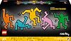 LEGO Art Keith Haring – Dancing Figures 31216 - Collectible Creative Model Making Set for Adults (1773 Pieces)