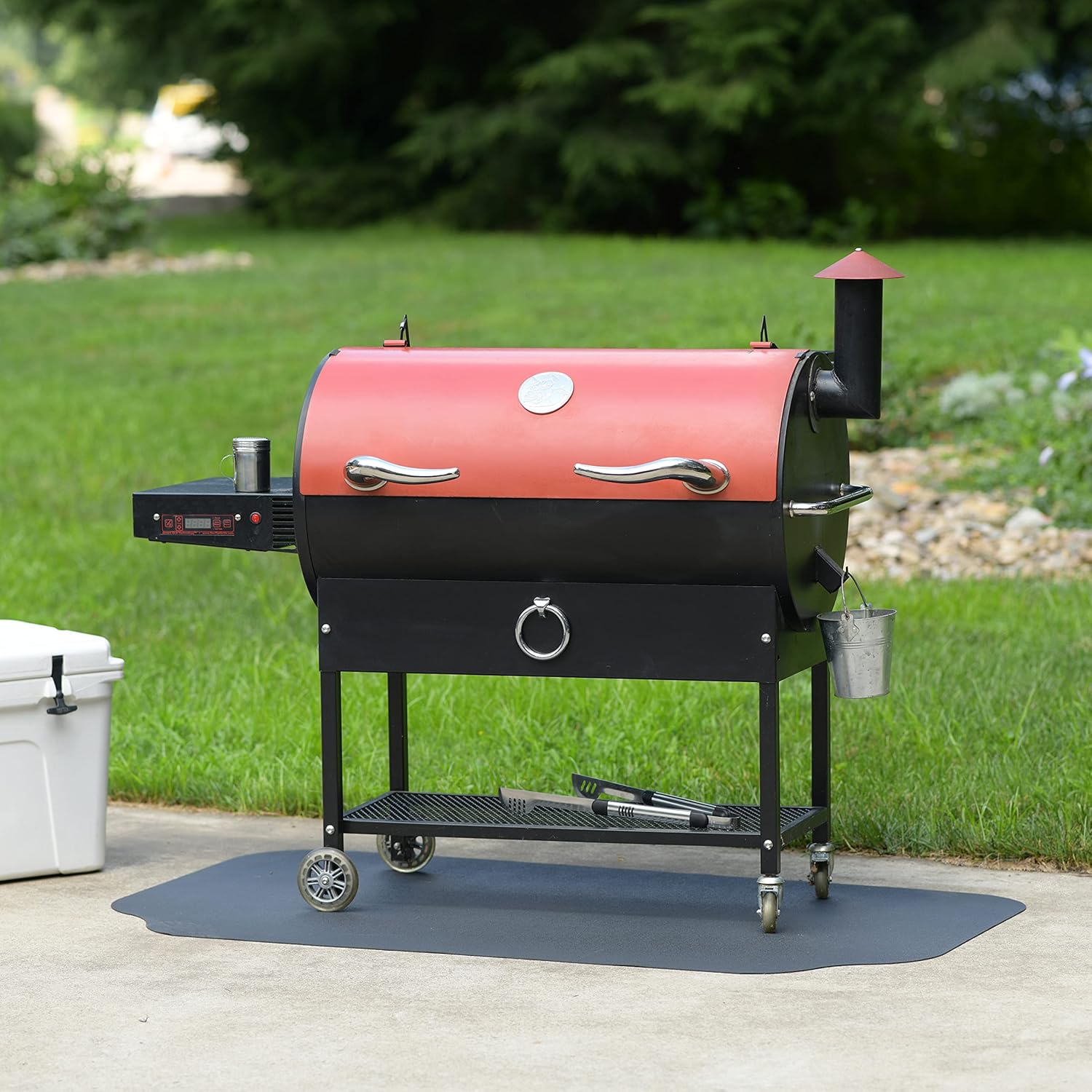 GRILLTEX Under the Grill Protective Deck and Patio Mat, 39 x 72 inches : Patio, Lawn & Garden