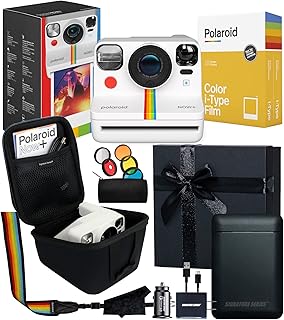 Polaroid Originals Now+ I-Type Instant Camera w/ 16 Color Film Photos and Signature Gift Bundle