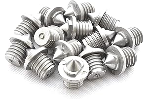 Stainless Steel 1/8 Inch Universal Track Spikes 12 Pack
