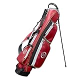 5 Pocket PV Leather Pencil Bag&comma; Burgundy