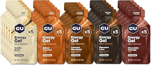 Vista 81 de GU Energy Labs Nutrición Original Gel energizante para deportes, 123049, TRI-BERRY, 1, 1