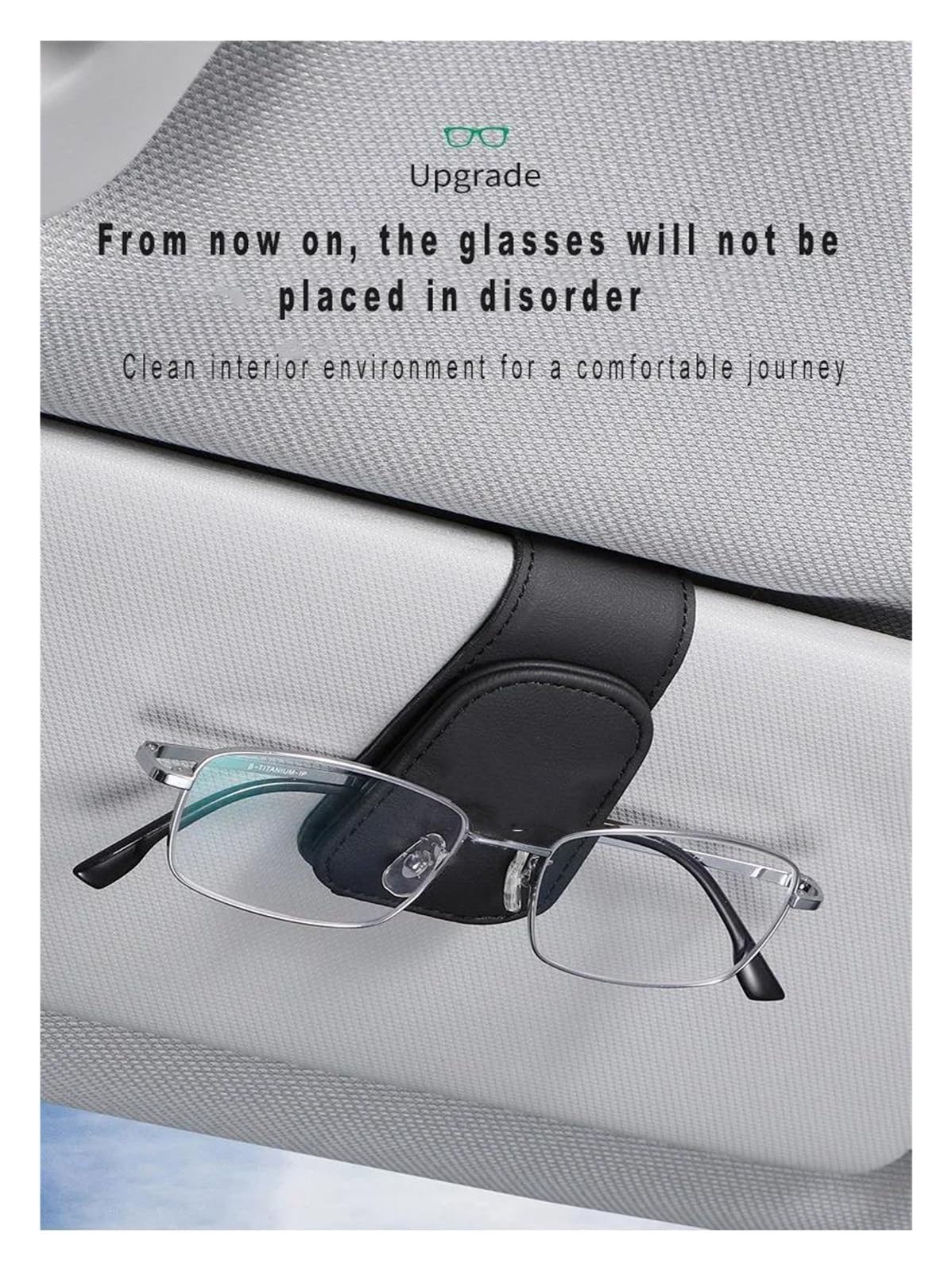 Clip Magnetico Gafas Coches Soporte para gafas de coche con clip para guardar gafas para Chery para Jetour X70 X90 Plus X70SM(Pink)