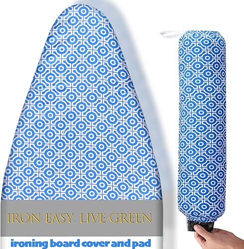 Vista 27 de BNDX Funda para tabla de planchar y almohadilla para regalo, revestimiento de silicona, acolchado resistente a la quemadura, acolchado extra grueso