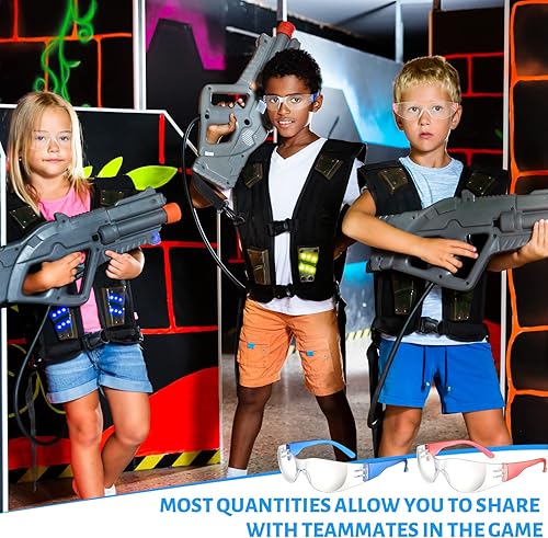 Miniatura 6 de Kanayu Paquete de 48 gafas protectoras de seguridad para niños, a granel, resistentes a los arañazos y impactos