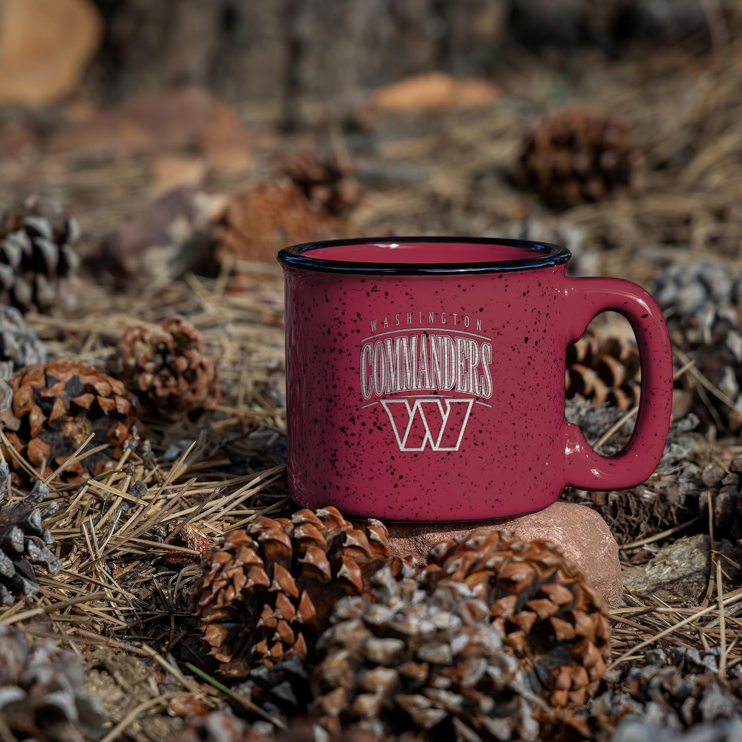 Rico Industries NFL Football San Francisco 49ers Tribute 12oz Laser Engraved Campfire Mug - Image 3